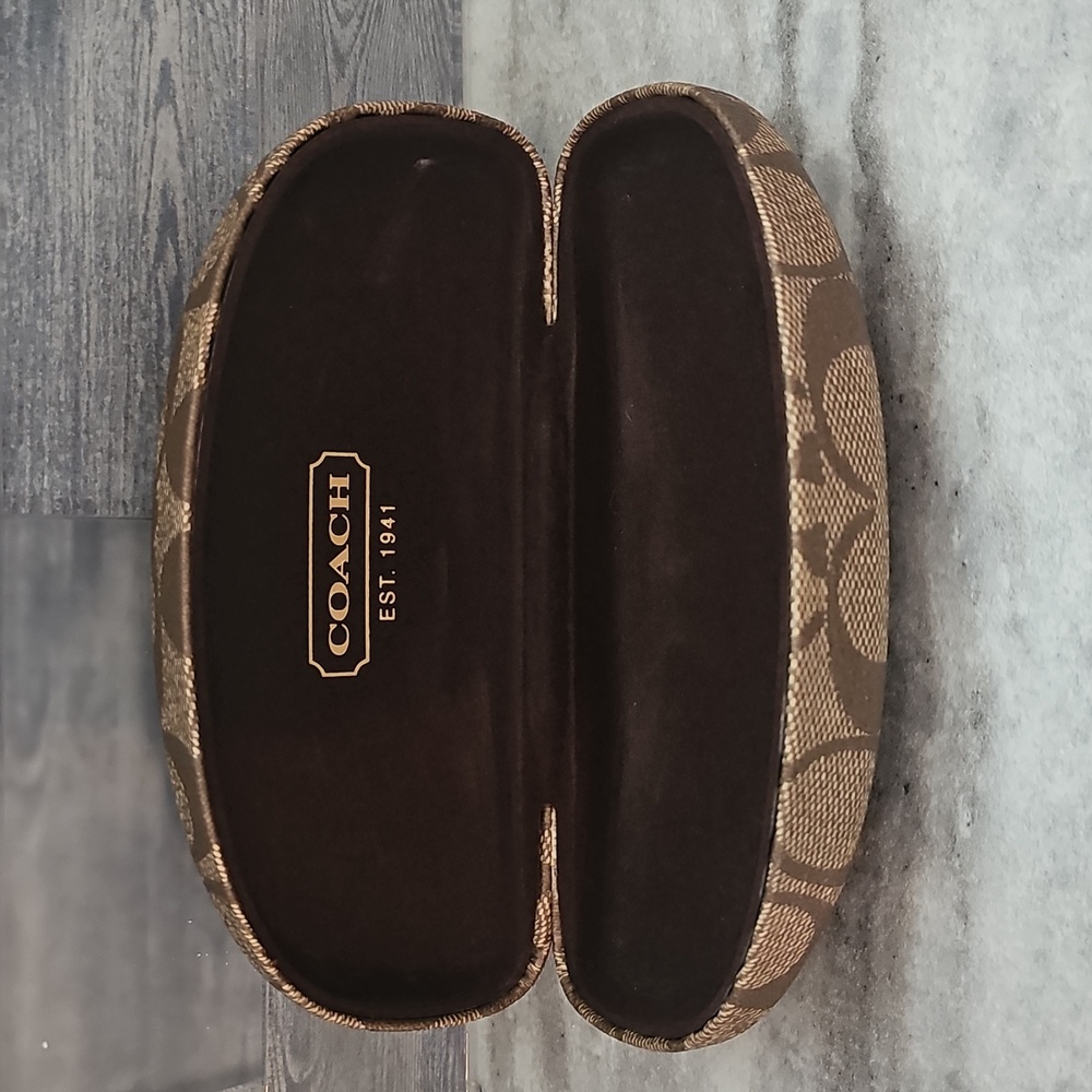Coach Eyeglass Clamshell Hard case